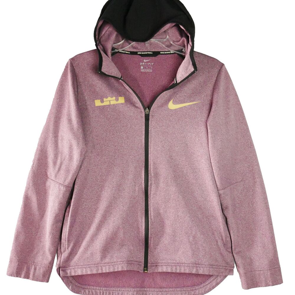Nike Lebron James Therma Full-Zip Boys Youth Size XL Basketball Hoodie 23 Back
